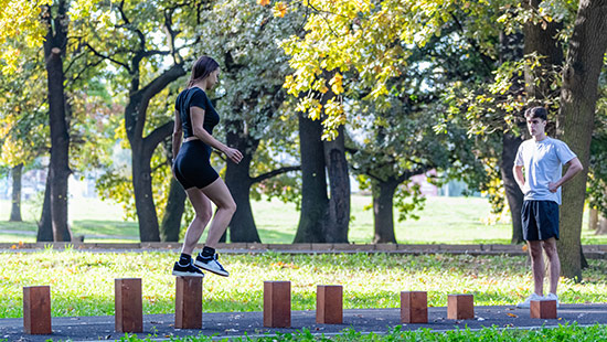 Participants enjoying an obstacle course race in Ireland